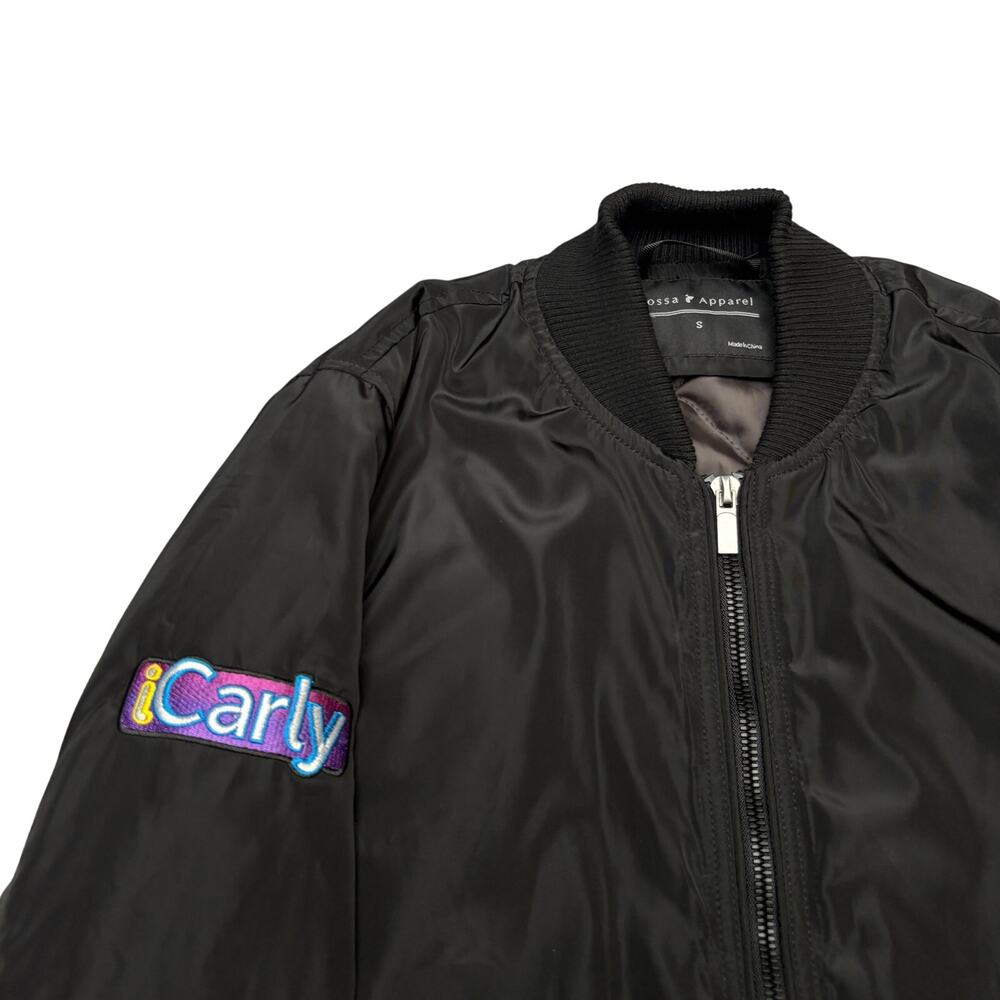 Y2K iCarly Cast Crew Bomber Jacket Women's Small Nickelodeon